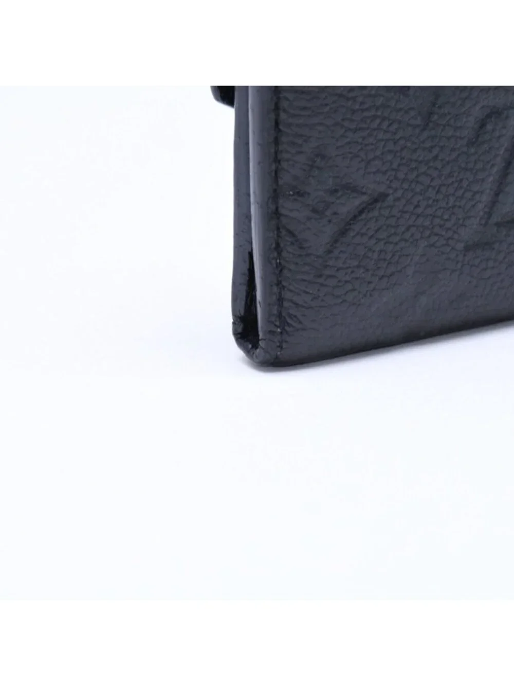 Louis Vuitton Trifold Wallet Portefeuille Zoe Black Gold